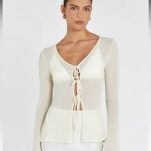 DISSH Bree Cream Long Sleeve Top